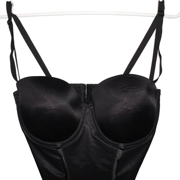 Flexees Black 36B Body Shapewear Molded Cup Underwire Adjustable Straps - Picture 3 of 8